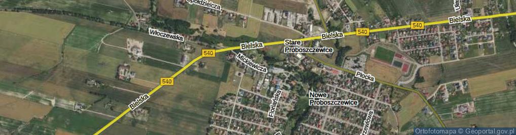 Zdjęcie satelitarne Mickiewicza Adama ul.